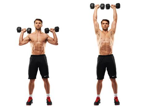 bench press with dumbbells
