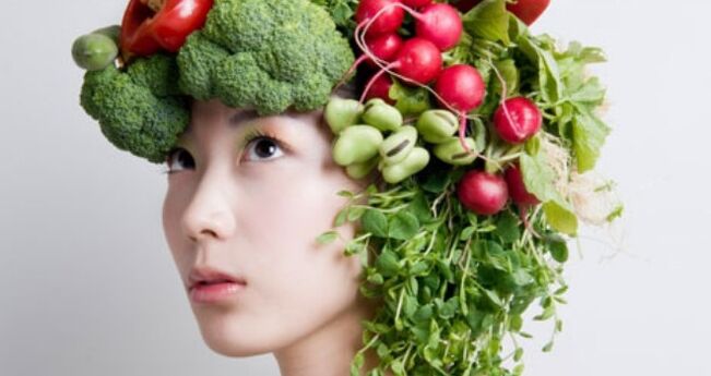 vegetables and herbs produced in the Japanese diet for weight loss